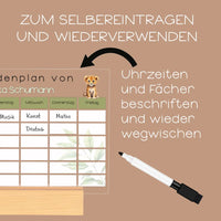 Personalisierter Stundenplan auf Acrylglas "Mein Stundenplan"